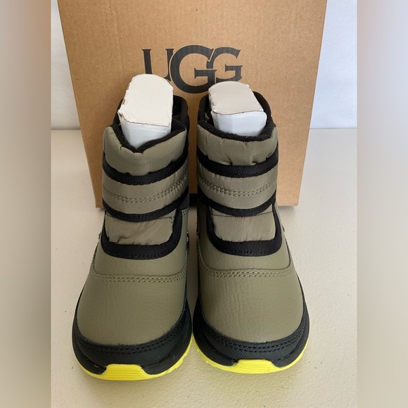UGG Black and Green Rain & Snow Boots - Picture 4 of 12